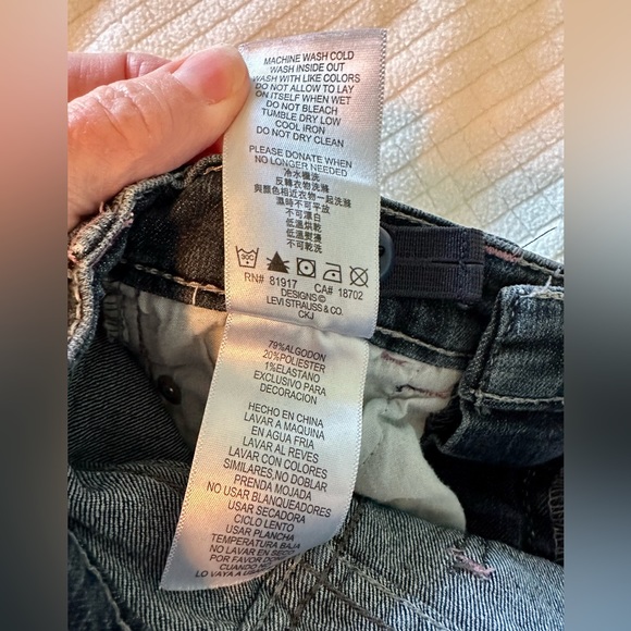 Garanimals top, Levi’s Denim Legging bottom Girl 3T EUC - Picture 9 of 10